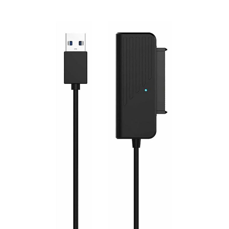 к USB 3.0 Кабельный Адаптер со Штекерами и Функцией Plug & Play Эффективный Разъем для 2,5-дюймового SSD и Передачи Данных 1 black 666