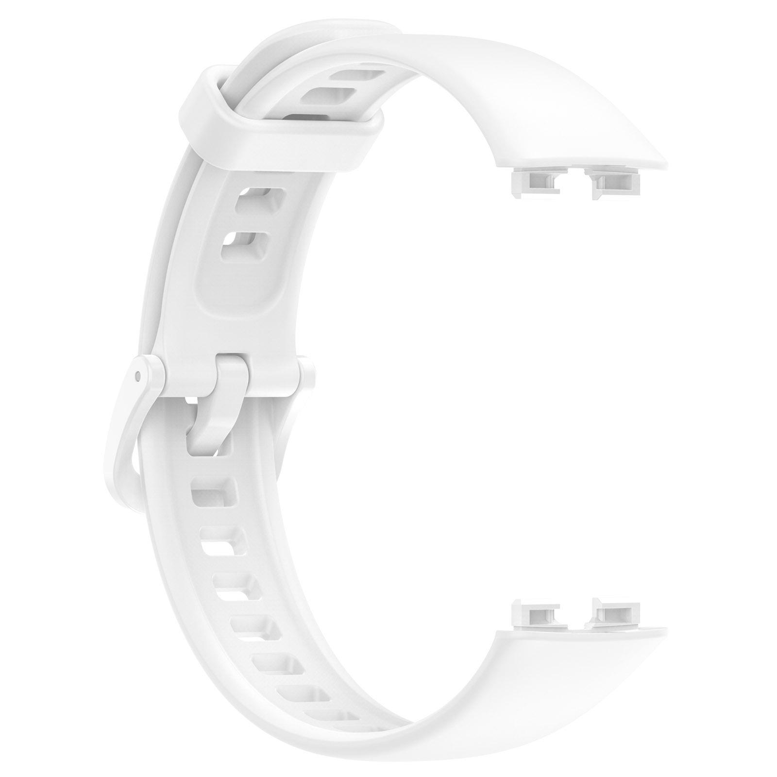 Силиконовый ремешок для браслета Huawei Band 9/8/7, сменный ремешок для часов Honor Band 7, аксессуары для часов For Huawei Band 8 белый Smartwatch Accessories