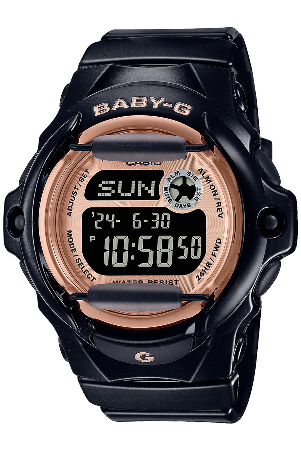 [Casio] Baby G Super Illuminator Тип (Светодиодный светильник высокой яркости) BG-169UG-1JF Женский черный x розовое золото gray hayatospeed
