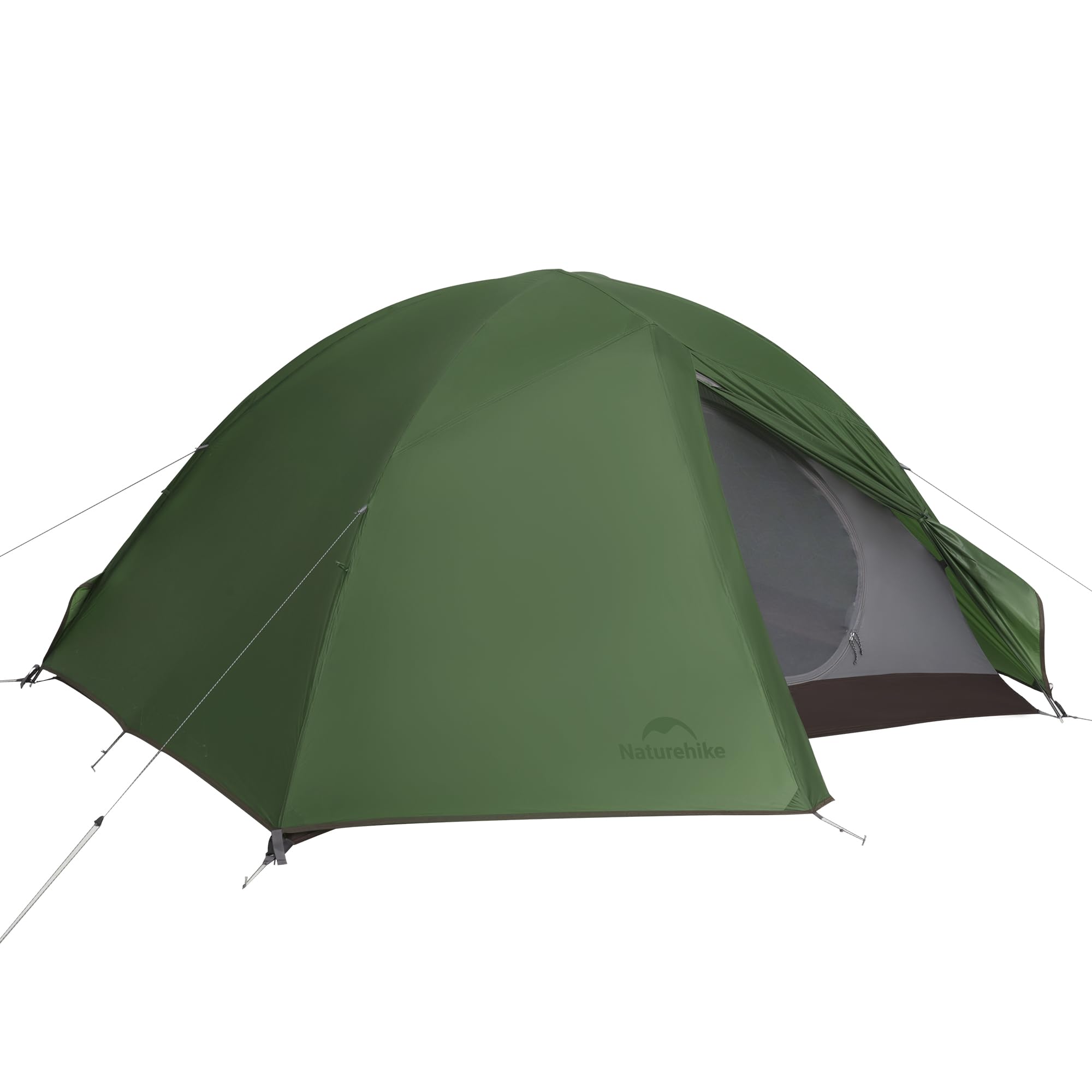 Официальная автономная палатка Naturehike с сумкой для хранения, палатка для кемпинга для чрезвычайных ситуаций и Pro, 210 см Ш x 225 см Г x 110 см, Магазин, Тамбур на 2 человека, gray