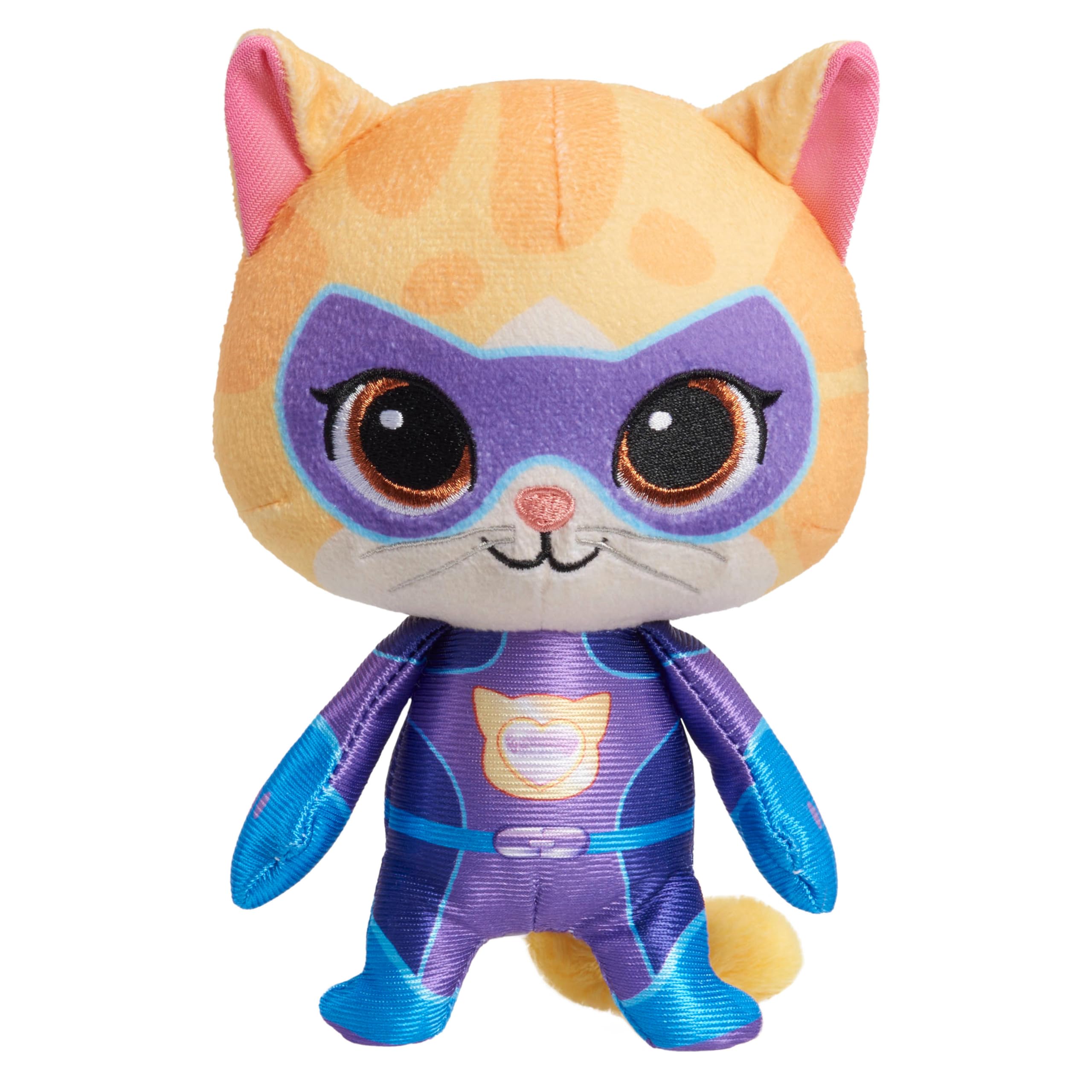 Disney Junior SuperKitties 7-дюймовая маленькая мягкая игрушка, Спаркс, котенок, детские игрушки для детей от 2 лет beige Sliema Japan Products