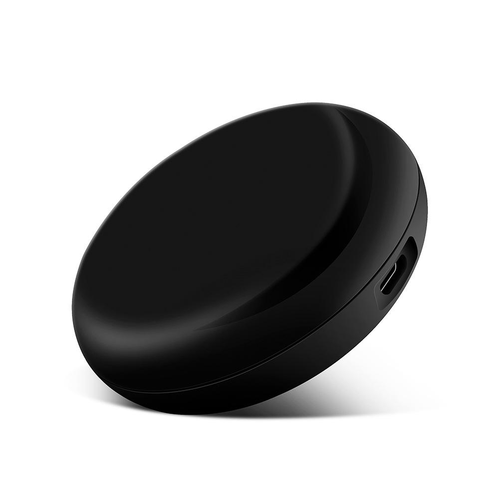 Tuya Умный WiFi Пульт Дистанционного Управления для Alexa: Голосовой таймер для телевизора, кондиционера и вентилятора с ИК-управлением, дизайн НЛО. чёрный GadgetGrip