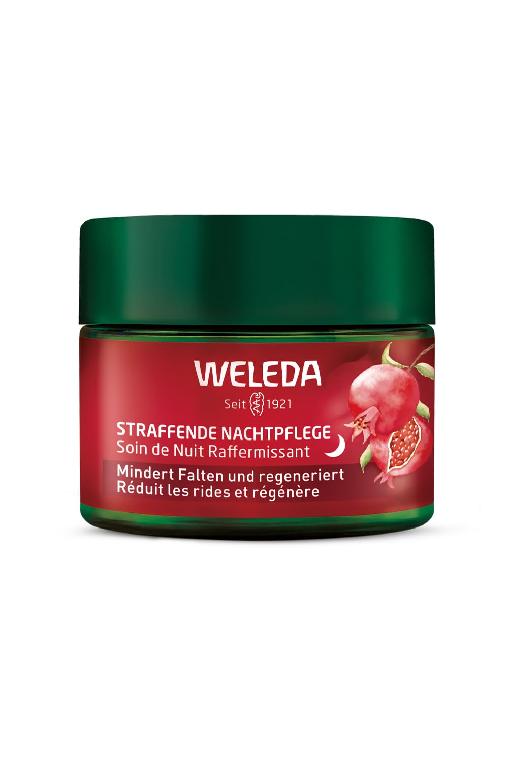 Ночной укрепляющий крем WELEDA с гранатом, 40 мл. Ночной крем для лица. Слегка сладкий и насыщенный аромат. Натуральные ингредиенты. Органический [Официальный] black AniWorld