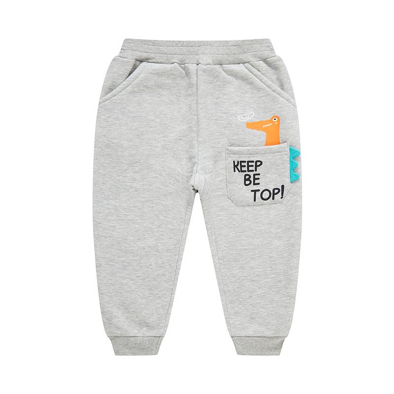 Спортивные штаны для мальчиков Top Winter Plus Velvet - Спортивные штаны для малышей и детей 90 cm светло-серый GoodGoodStudyDayDayUp