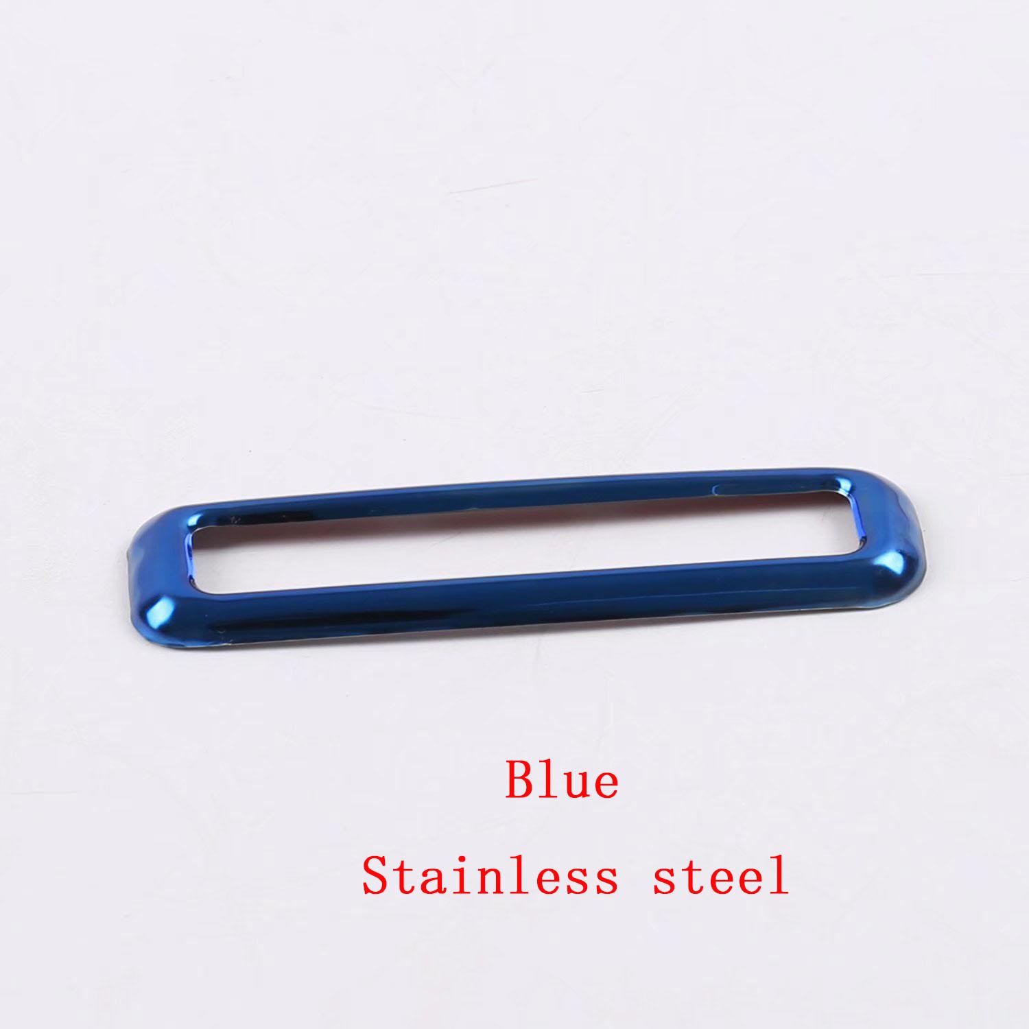 Car Seat Memory Switch Frame Cover For Volkswagen VW Passat B8 2016 2017 2018  Decoration Trim Stick Interior Accessories Steel Bule blue 343496earlEsse