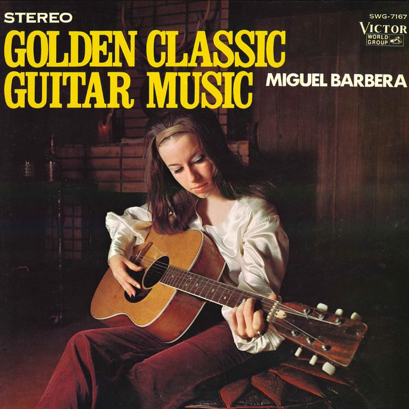 LP Record MIGUEL BARBERA  Golden Classic Guitar Music SWG7167 VICTOR Japan Pop Used brown RecordCityJP