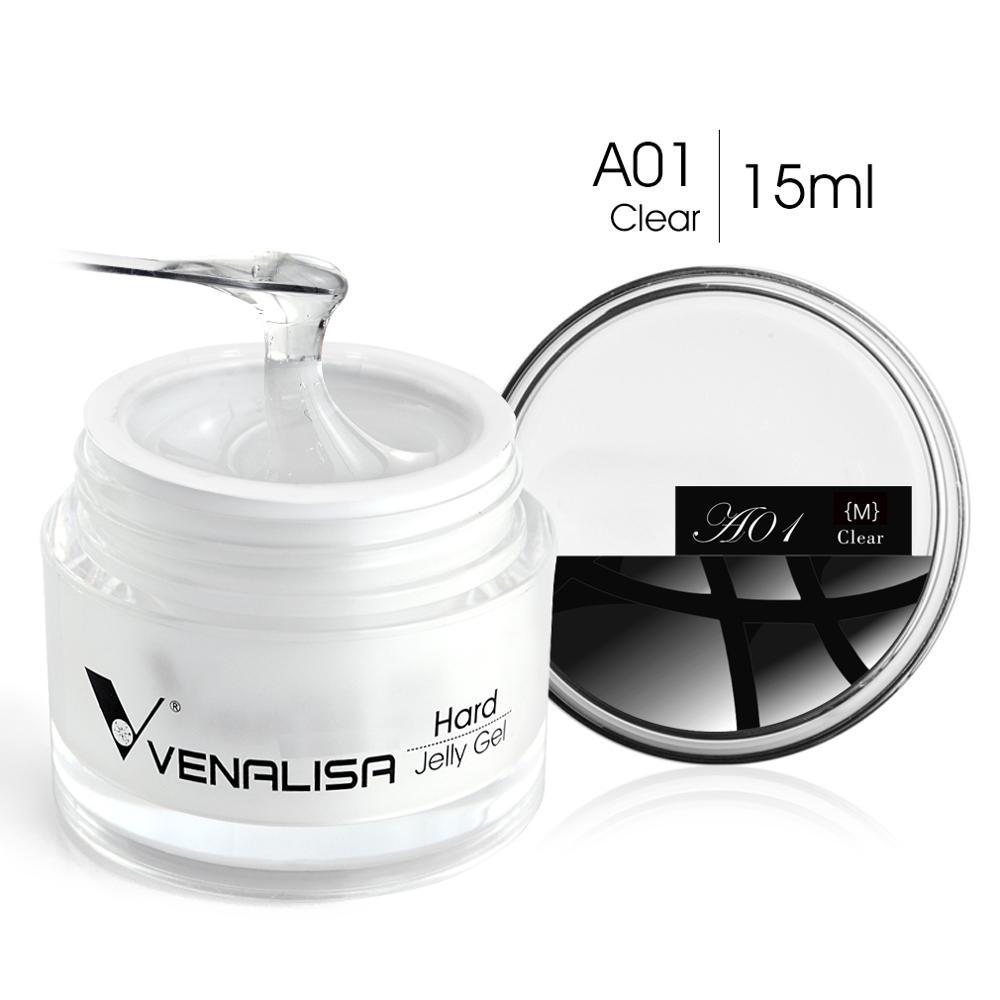 Гель-лак для ногтей от бренда Venalisa Jelly, 14 цветов, 15 мл white