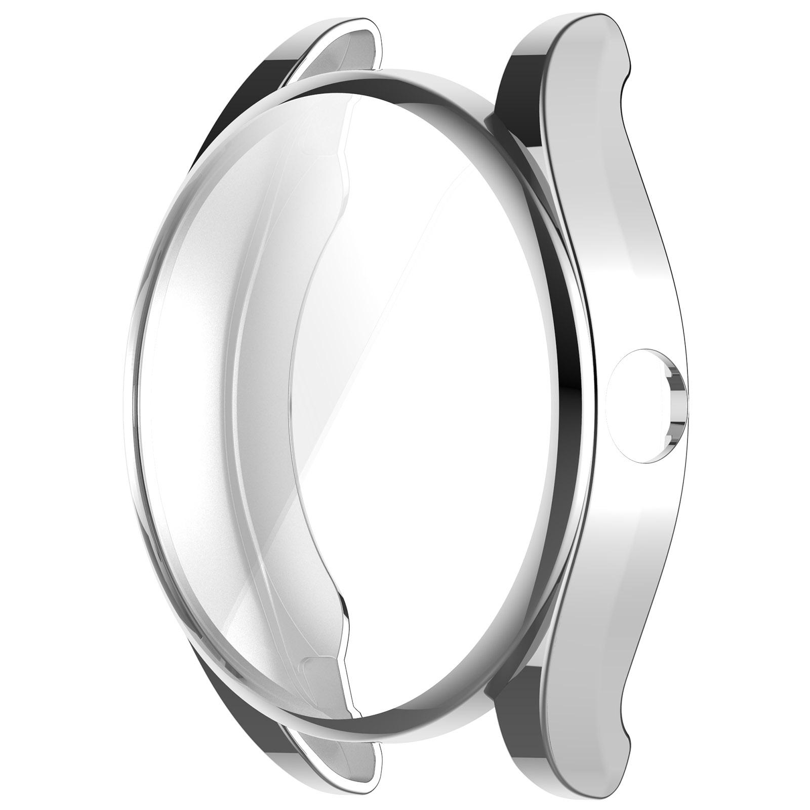 Полный защитный чехол для Huawei watch buds SmartWatch Защитная пленка для экрана Запасные аксессуары Чехол с покрытием Мягкий ТПУ For Huawei buds серебряный 100h