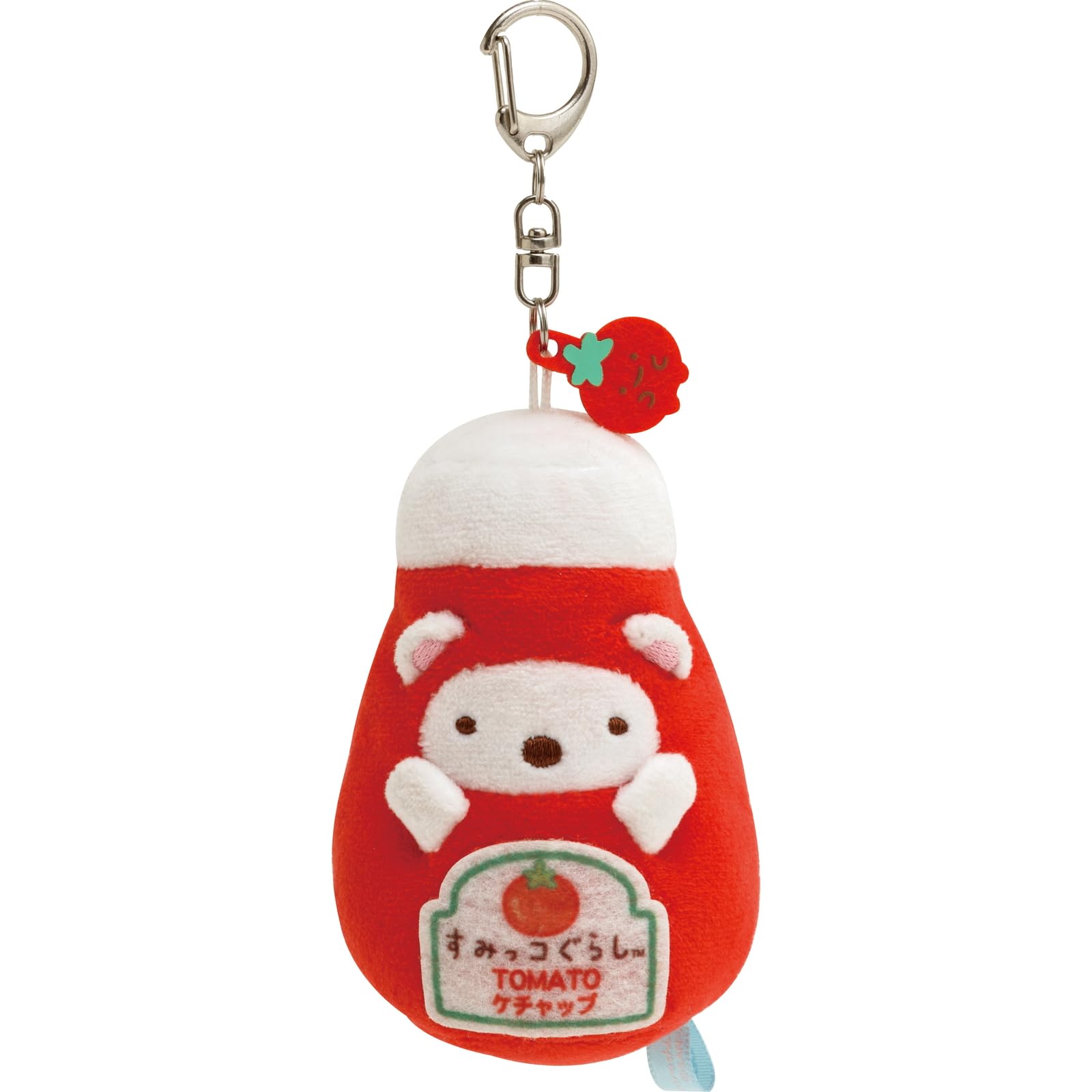 San-X Sumikko Gurashi  Sumikko Market  Подвесная мягкая игрушка Белый медведь (Кетчуп) MO66501 Размер: В9 x Ш6 x Г5см white hayatospeed