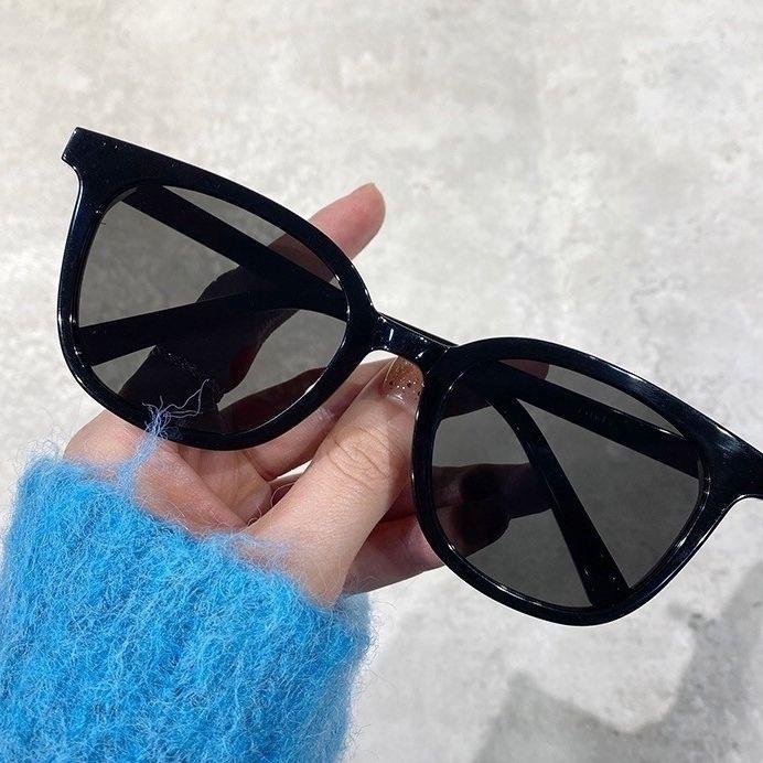 Модные ретро коричневые солнцезащитные очки Tea Brown Square Sunglasses одинаковые для мужчин и женщин gray Fashion Supplies