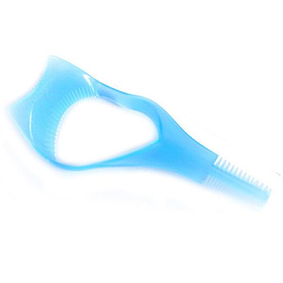 3 In 1 Mascara Shield Guard Eyelash Comb Applicator Guide Card Makeup Tool One Size blue The Health Guardian