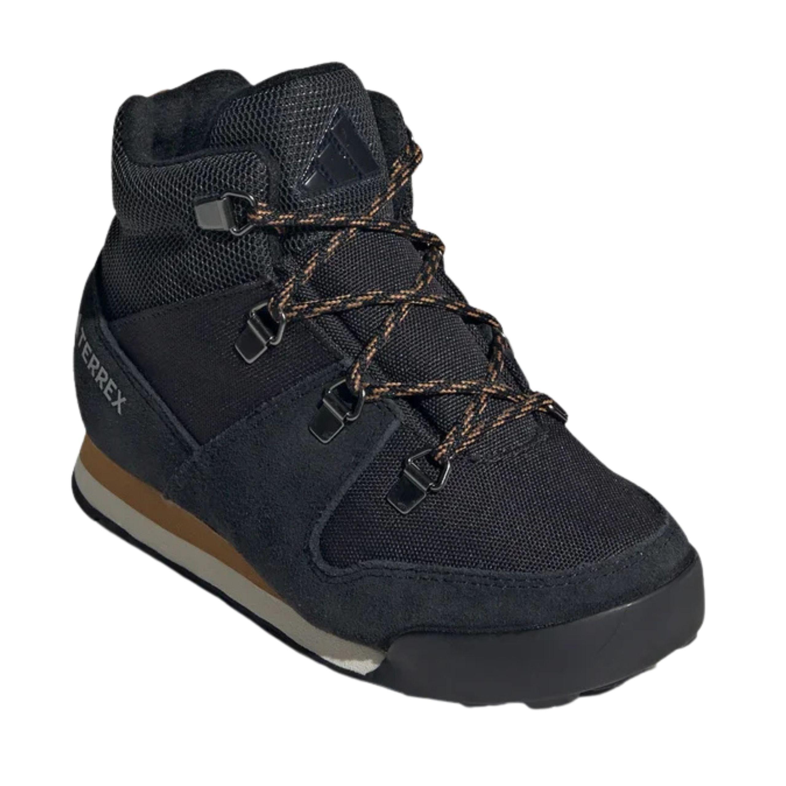 Подростковые зимние ботинки Adidas TERREX IF7505 SNOWPITCH K черные р. 39 ⅓ чёрный