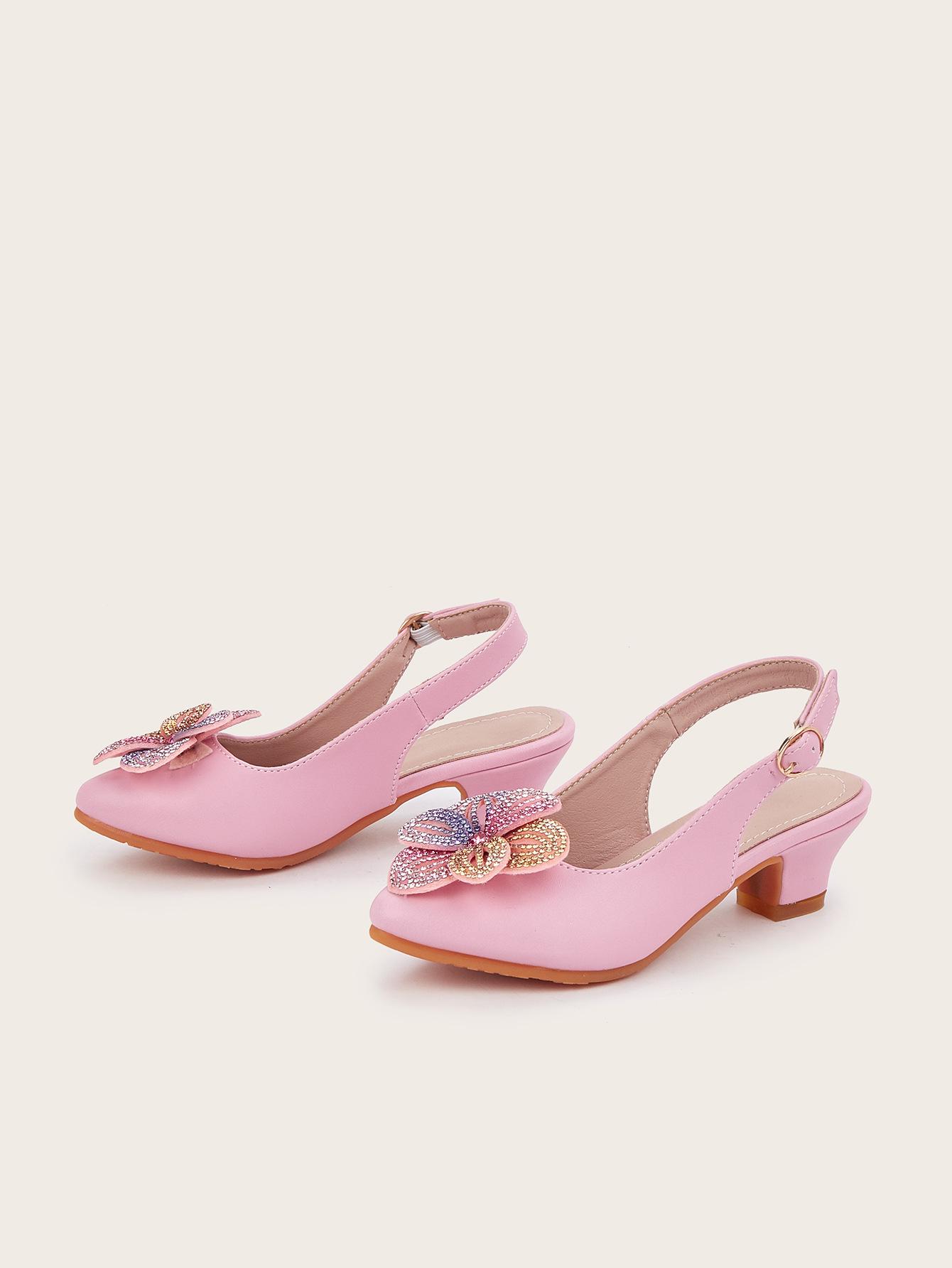 Модные высокие каблуки для девочек: Универсальные сандалии и туфли Birkenstock Зима 2025 28 розовый Voyex