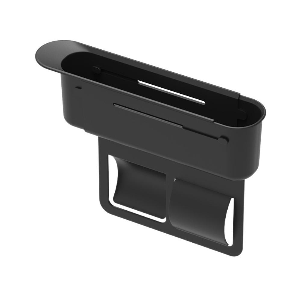 1/2pcs Retractable Car Seat Gap Storage Box Phone Key Organizer Scalable Car Seat Gap Filler Large Capacity Practical black Bag In Love