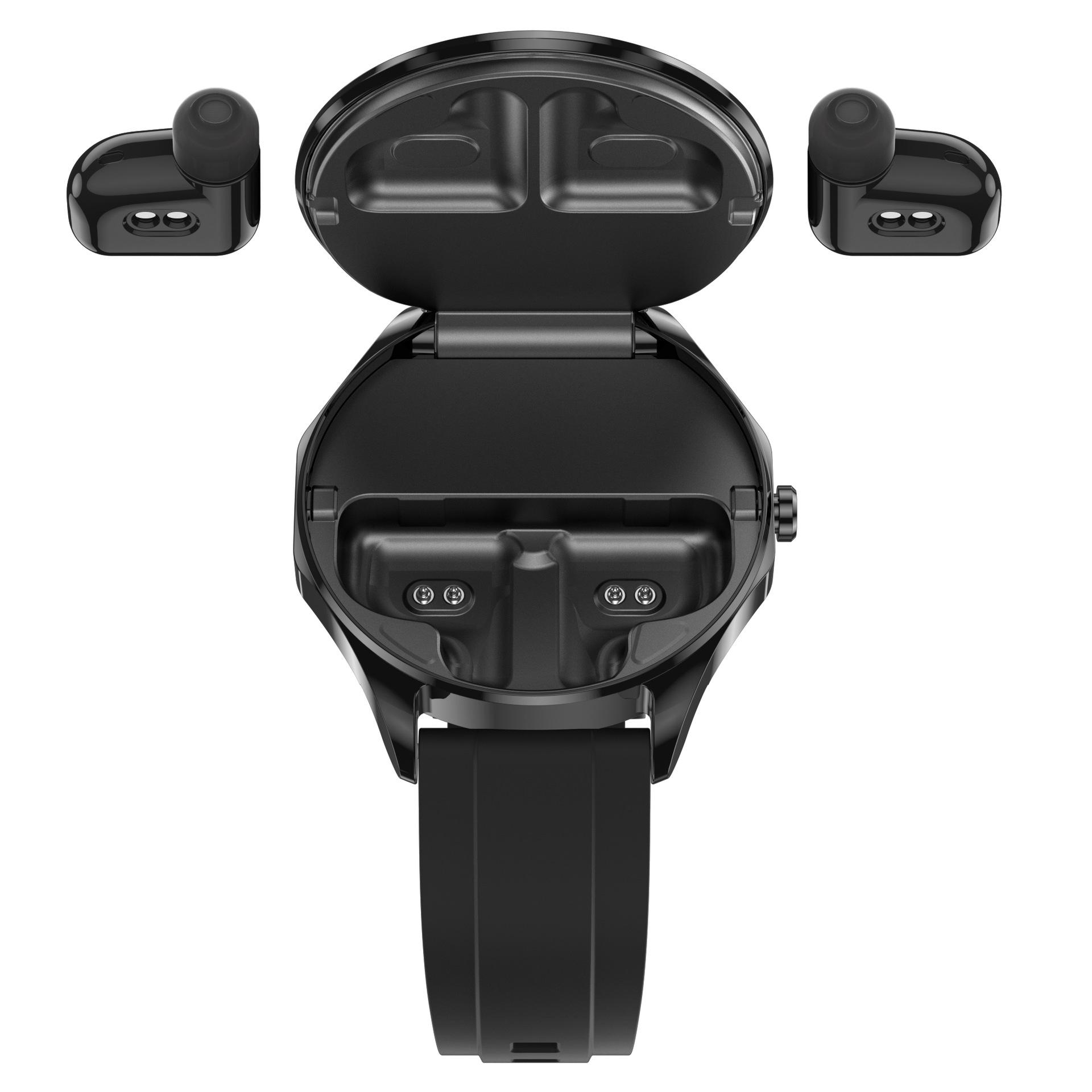 X20 Smartwatches Smart Bluetooth Music Call Bracelet 2-в-1 TWS Наушники Heart Rate Music Sports Watch чёрный HBeauty Mall