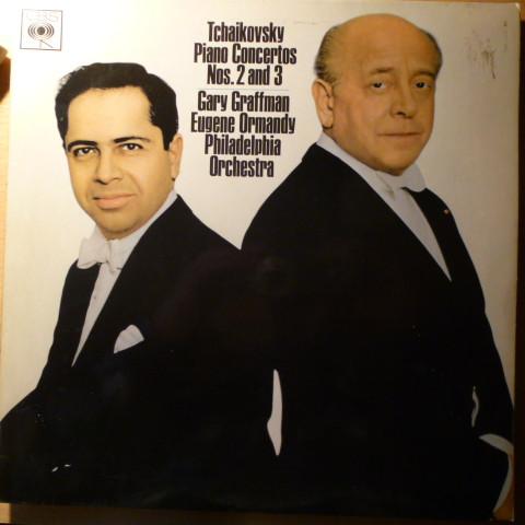 LP Record GARY GRAFFMAN EUGENE ORMANDY PHIL  Tchaikovsky Piano Concertos Nos. 2  72385 CBS 1966 UK Classical Used RecordCityJP