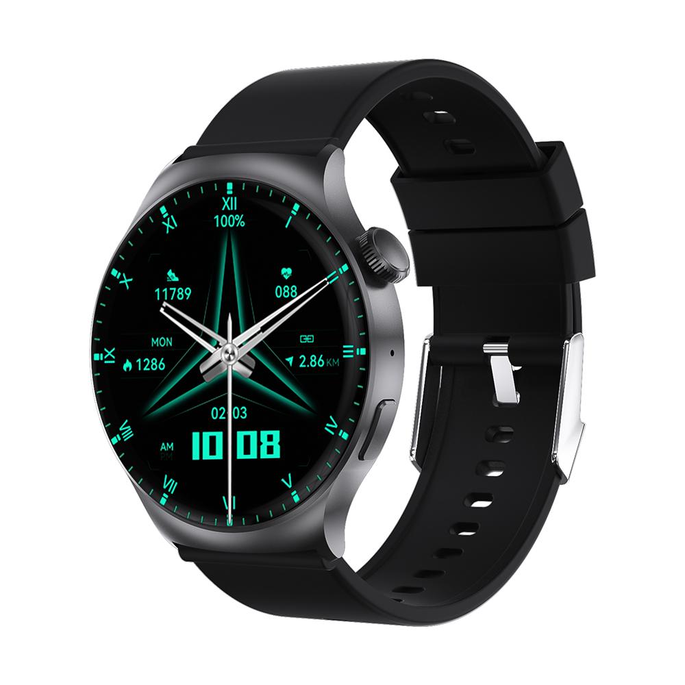 1,5-дюймовый экран Ips Bluetooth Call Smart Watch с беспроводной зарядкой, фитнес-браслет с пульсометром, водонепроницаемые женские умные часы black BWwatchTop