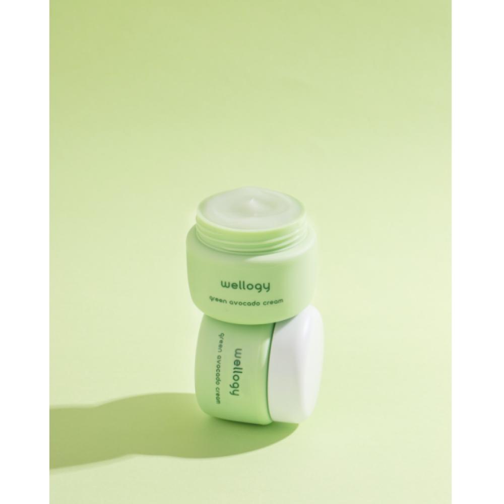 Wellogy Высокоувлажняющий крем для лица Крем с авокадо NONE beige Kcosme