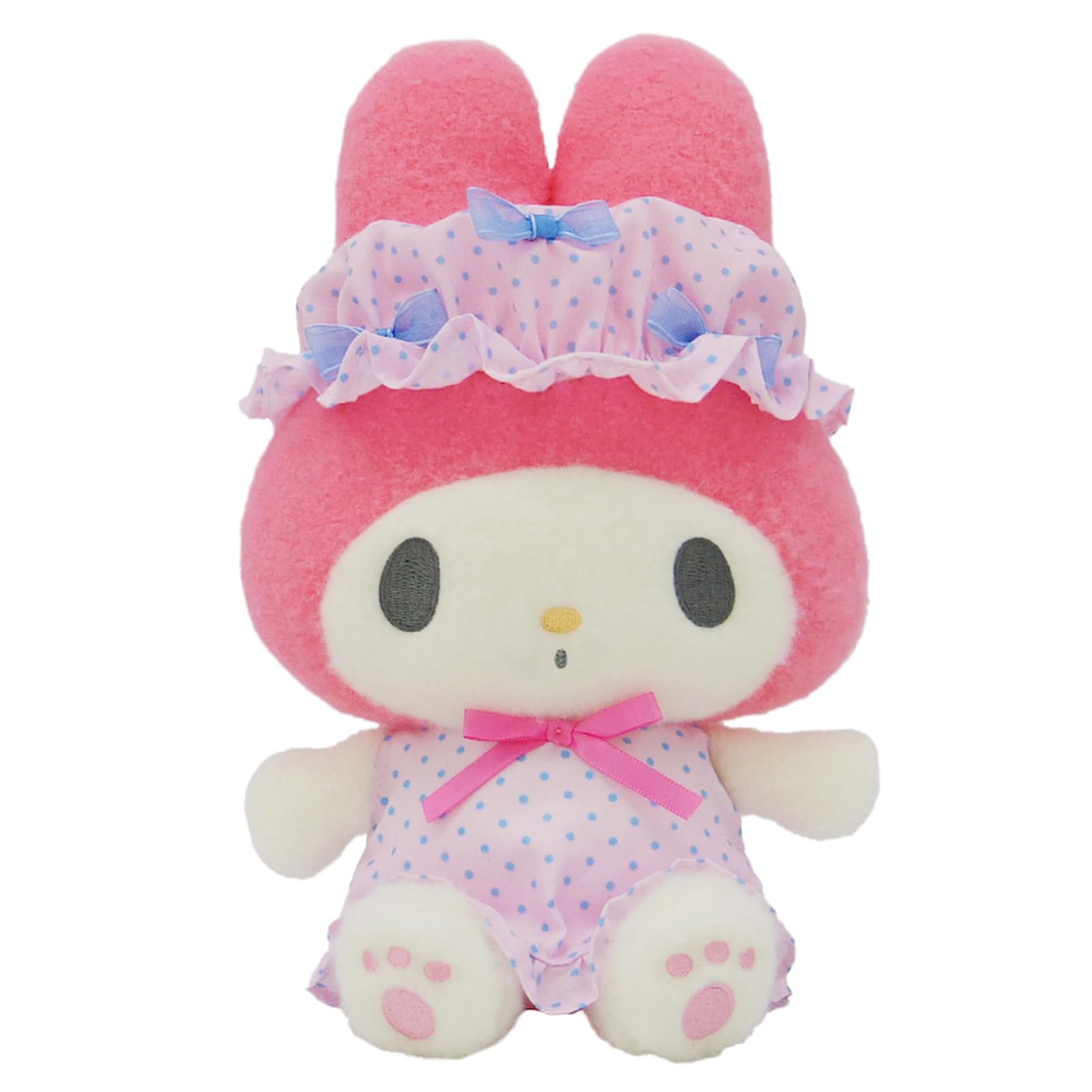 Корпорация Накадзима Персонажи Sanrio Ночная шапочка Лента Мягкая игрушка My Melody x Ш16 x Игрушка, Маленькая, 213822-25, Размеры В11.5 Г12.5см white Nakajima Corporation