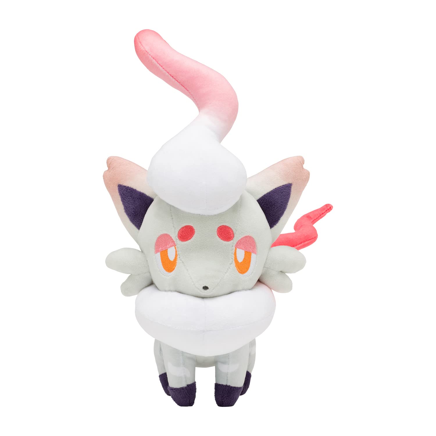 Оригинальная мягкая игрушка Pokemon Center Джейд Зороа 29×14×23(В×Ш×Гсм) белый