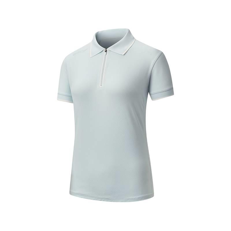 Saucony Casual Sports Loose Comfortable Breathable Polo Shirt Women tops Ice-Smoke-Green SA1250SP63T-GE200 M white