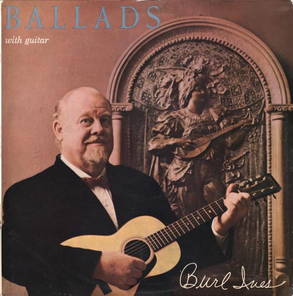 LP Record BURL IVES - Ballads With Guitar TP302 World Record Cl 1964 UK Folk Used brown RecordCityJP