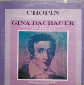 LP Record FRÉDÉRIC CHOPIN, GINA BACHAUER, LON - Piano Concerto No.2 In F Minor, Opu SR90432 Mercury 1965 US Classical Used RecordCityJP