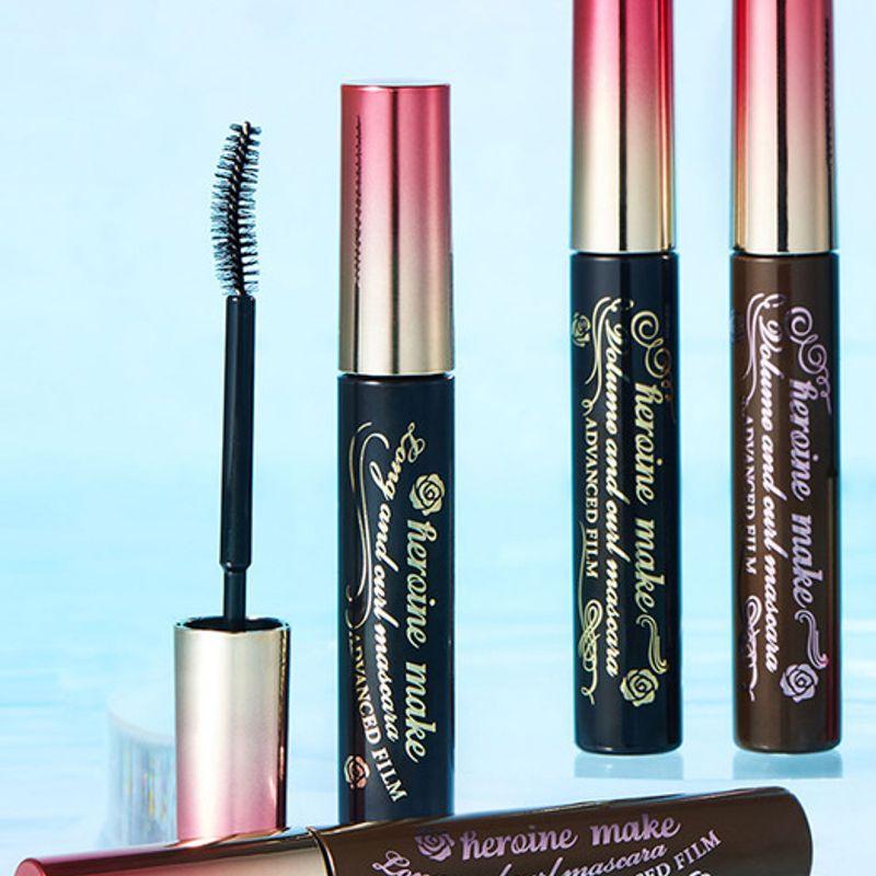 [Поцелуй меня] Тушь для ресниц Heroine Make Advanced Film 01 Long & Curl Black (AD) black Kiss Me