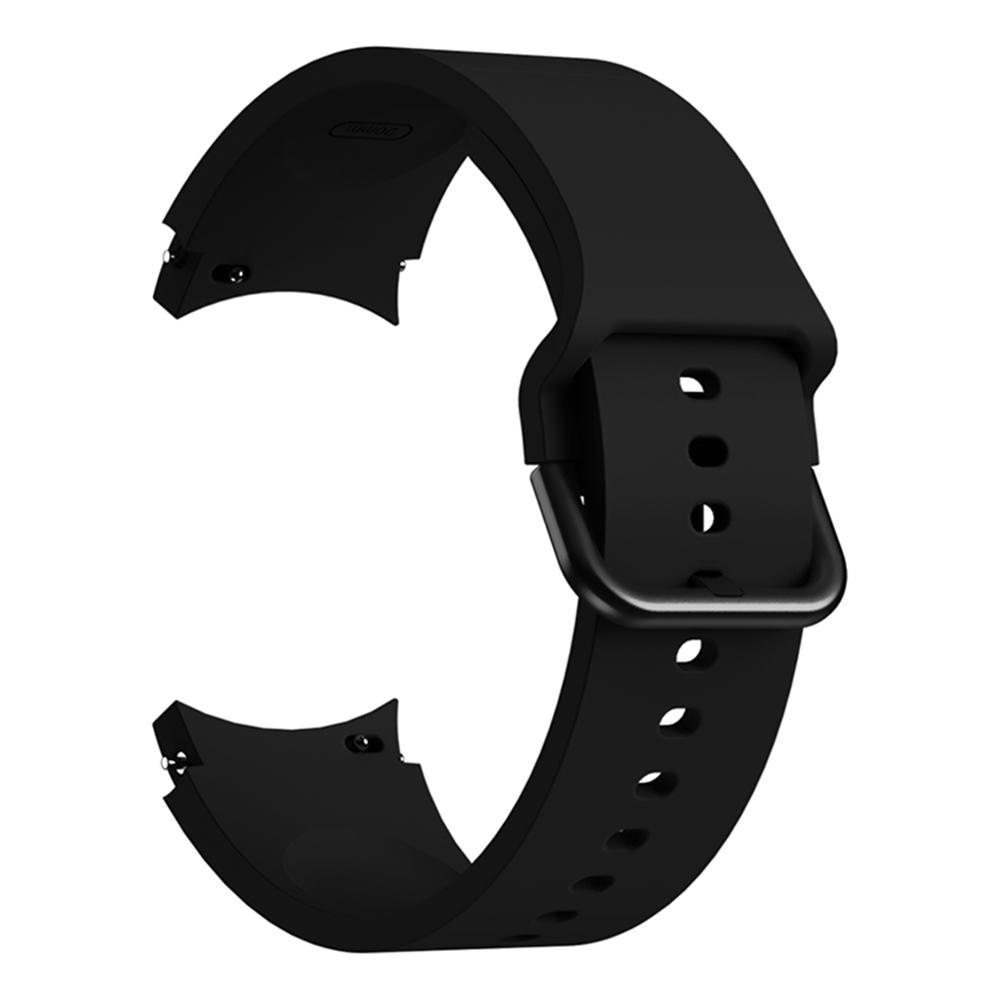Силиконовый ремешок для часов 20 мм для Samsung Galaxy Watch 5 Pro 6/6 Classic Smart Watch Band для Galaxy Watch 4/4 Classic чёрный Sunshine168