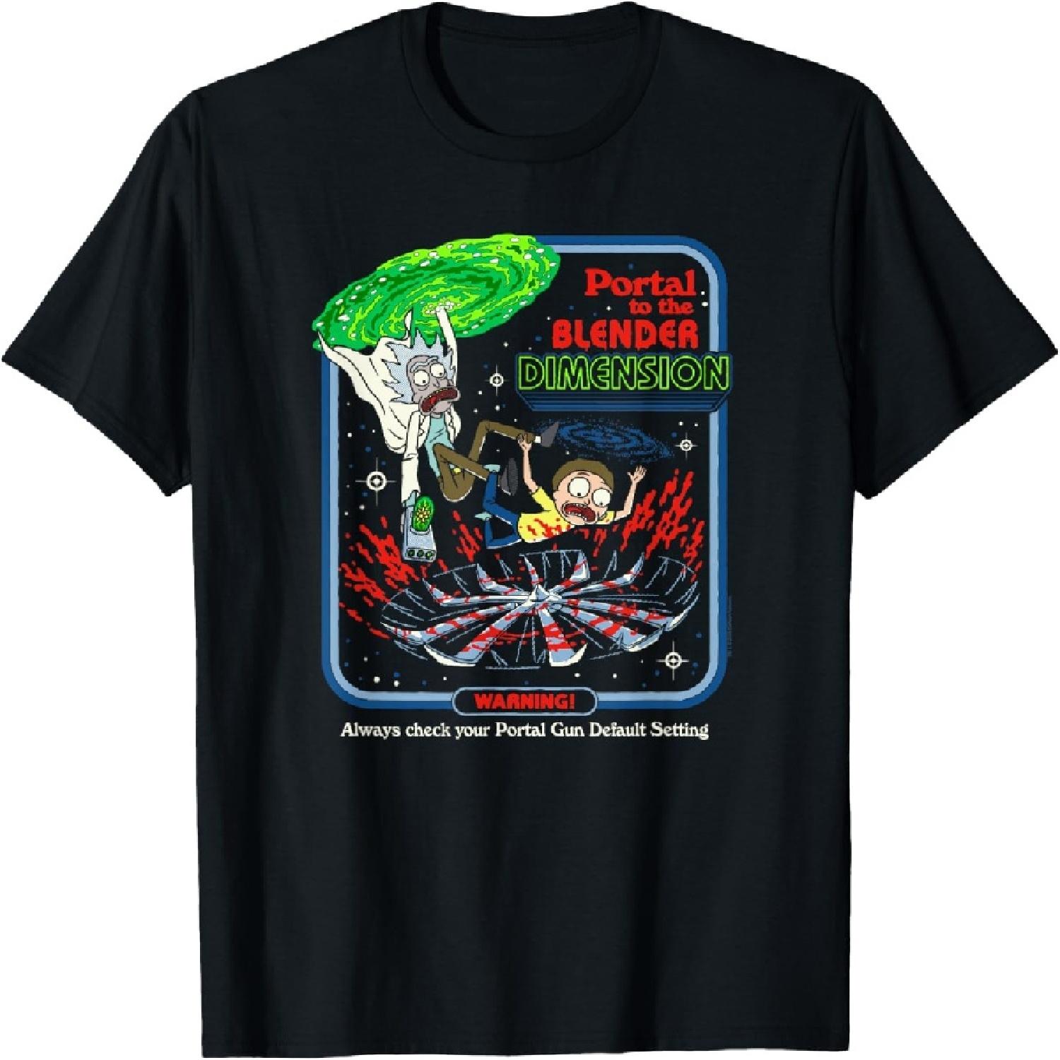 Футболка Steven Rhodes x Rick & Morty Портал в Измерение Блендера S разноцветный Winter snow