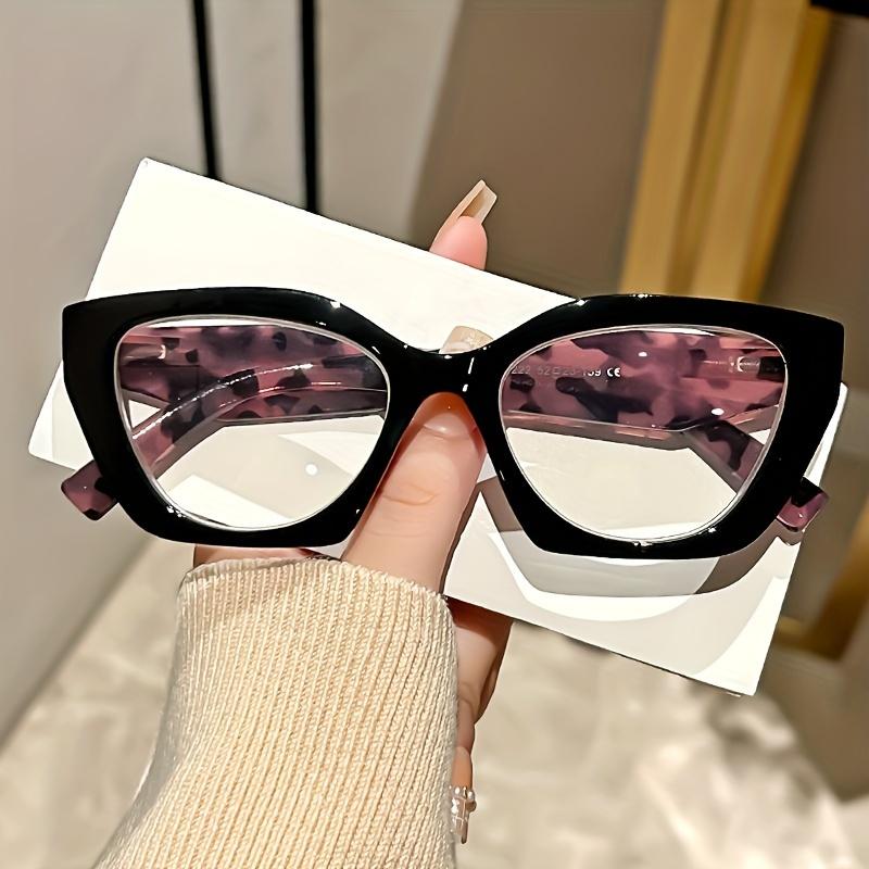 Винтажные очки для чтения «кошачий глаз» для женщин, оправа и линзы для ПК, компьютерные очки для чтения Clear Vision от 1,0 до 4,0 300 black Fashion Supplies