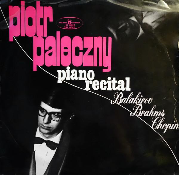 LP Record PIOTR PALECZNY  Piano Recital XL0642 POLSKIE NAGRAN 1970 Poland Classical Used pink RecordCityJP
