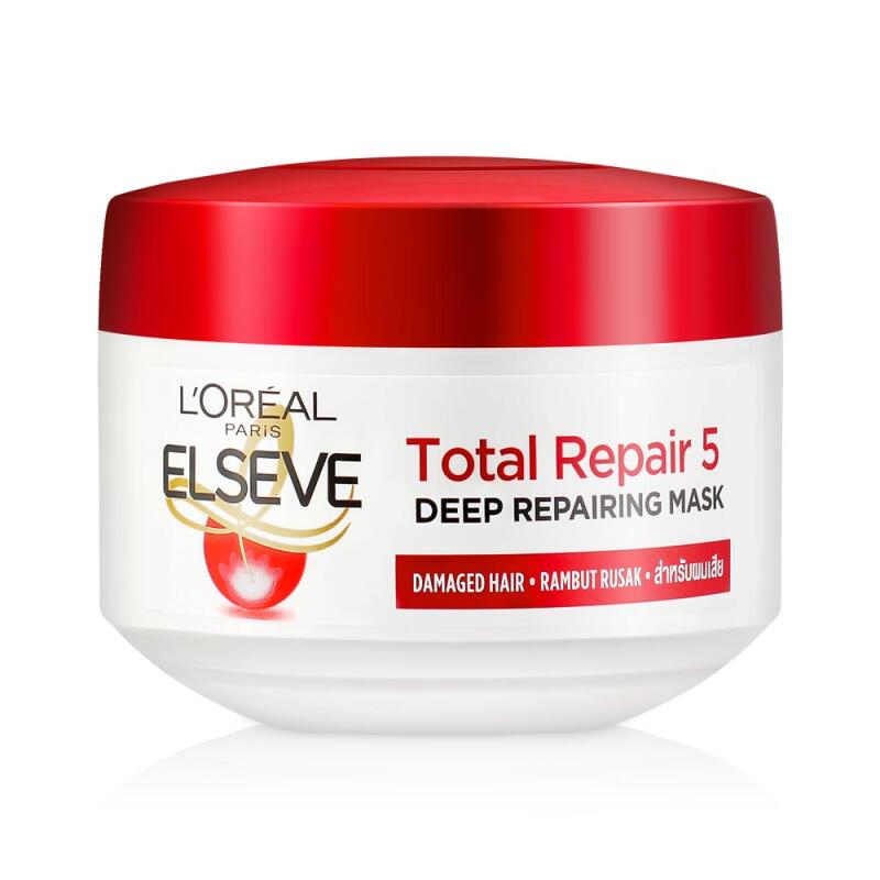 Маска для волос «Total Repair 5» Глубокое восстановление 200 мл (для очень поврежденных волос) red L Oréal Paris