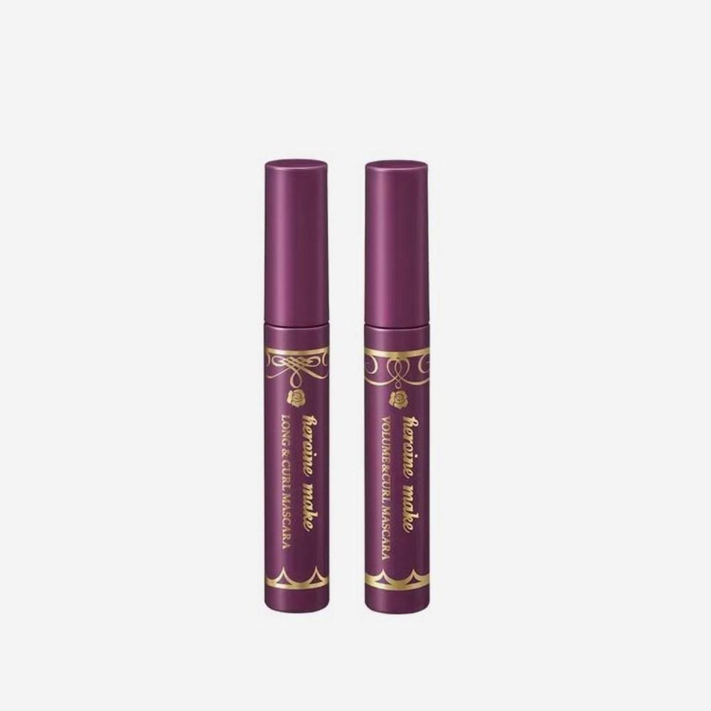 Kiss Me Тушь для ресниц 1+1 Heroine Make EX 229582, 02 Объем и Подкручивание pink