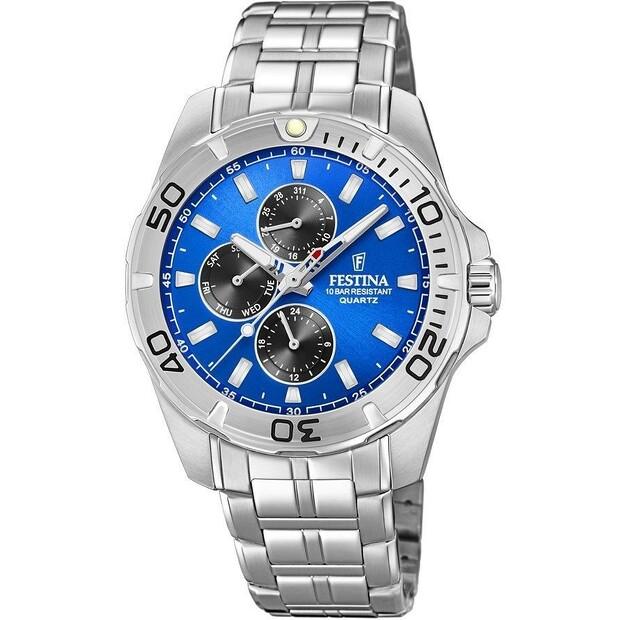 Часы Festina Multifunction 20445/4 blue Storr.pl