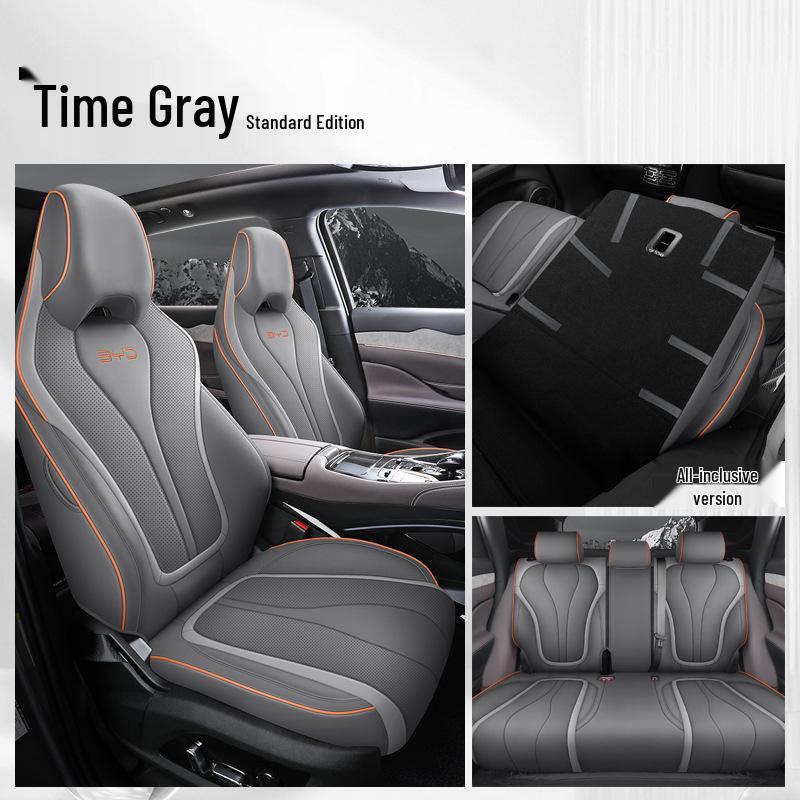 DJGY Sports Leather Car Seat Cushion Cover for BYD Frigate 07 - All-Season Use 11111 gray GearUp AutoMoto