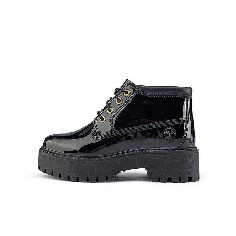 Timberland Кожаные Водонепроницаемые Ботинки до середины икры на Толстой Подошве Детские ботинки A2HA9-EL6 36 black