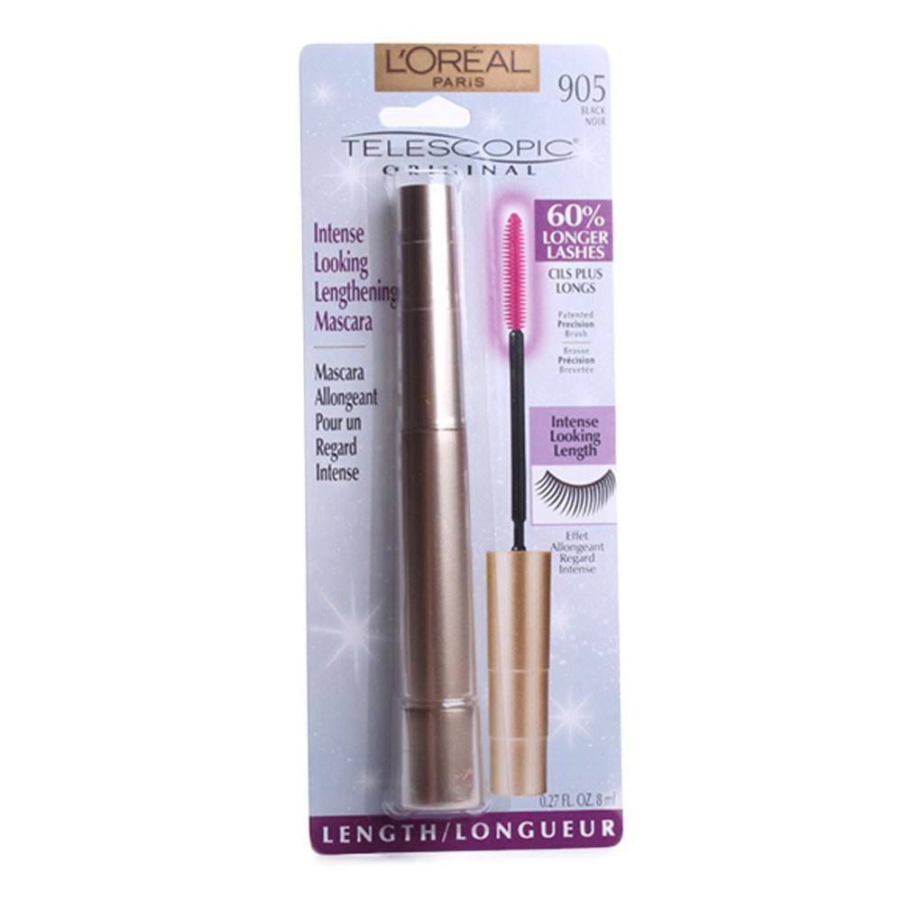 Тушь для ресниц L Oreal Telescopic 8 мл, черная, 1 шт. white