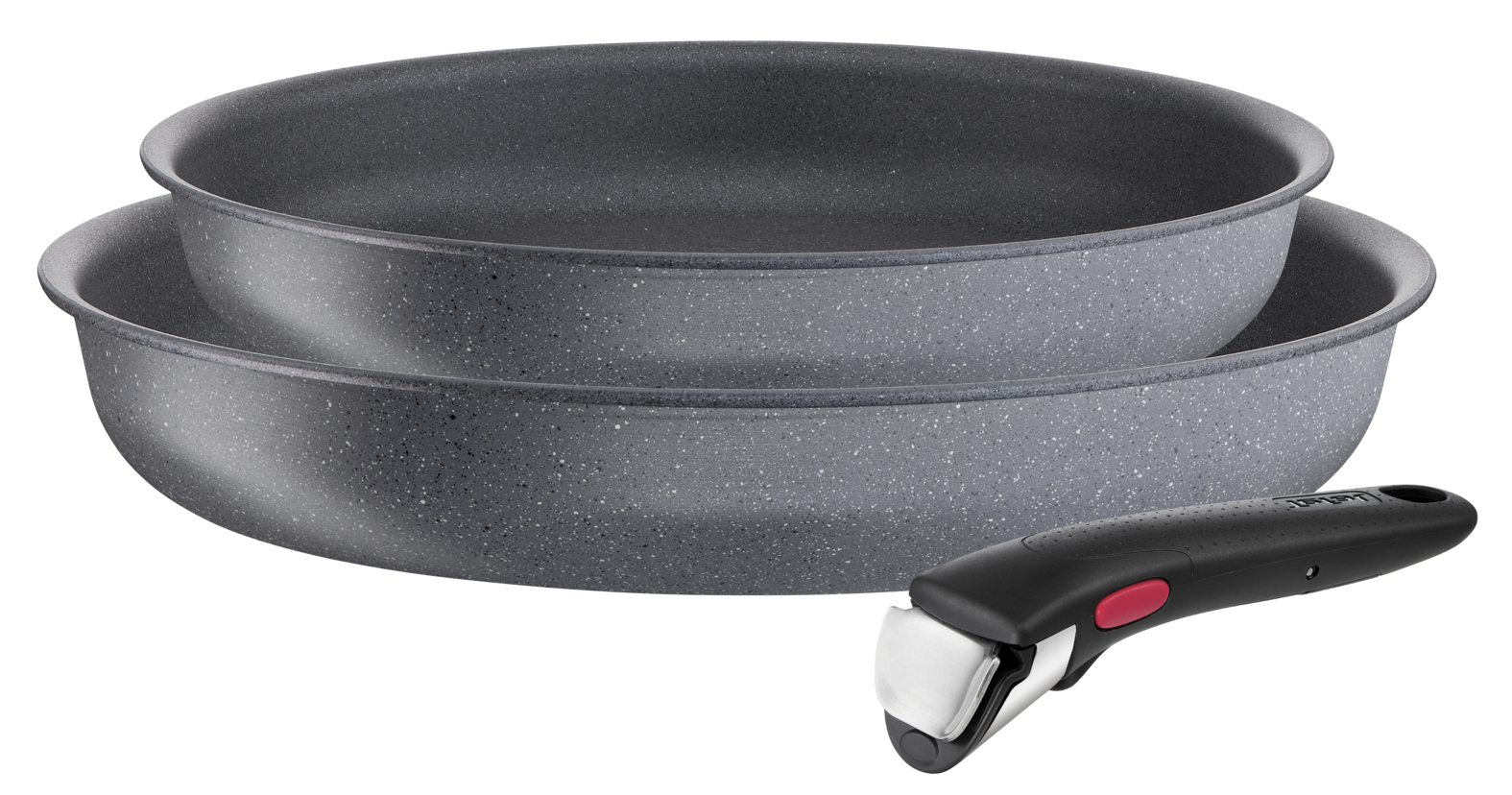 Набор посуды со съемной ручкой Tefal Ingenio Natural Force 3 предмета 24/28 см L3969102 Moulinex