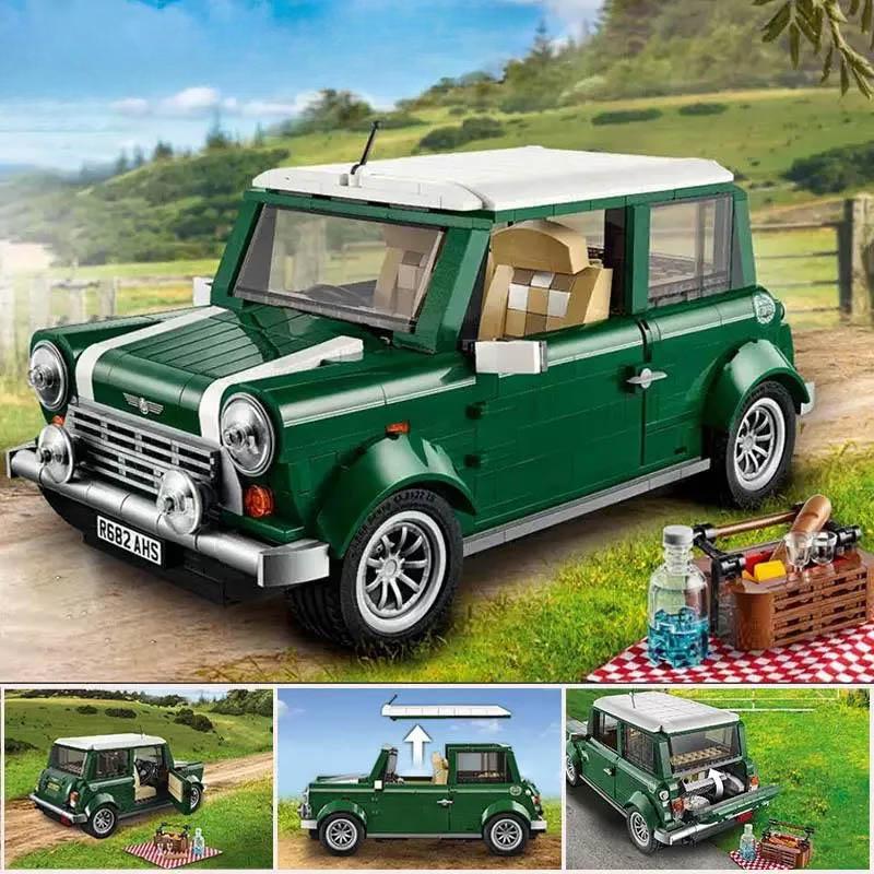 Cooper Car Building Blocks Bricks Boys Birthday Christmas Girls Toys With black DURUOB