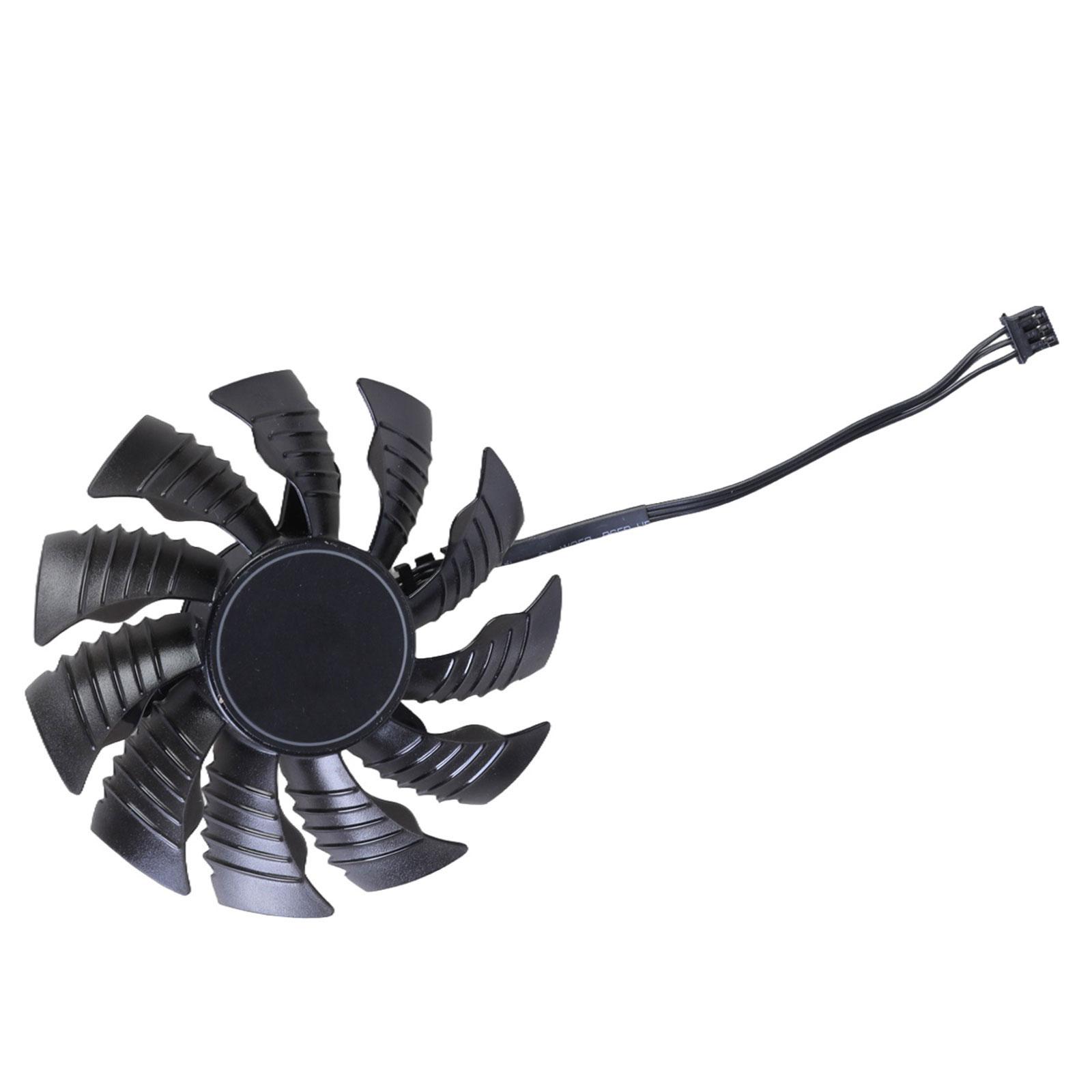 80мм 3-контактный PLA09215S12H DC12V 0.5A Вентилятор GPU для GIGABYTE GeForce GTX1650 1630 MINI ITX OC Вентилятор охлаждения видеокарты black Scented