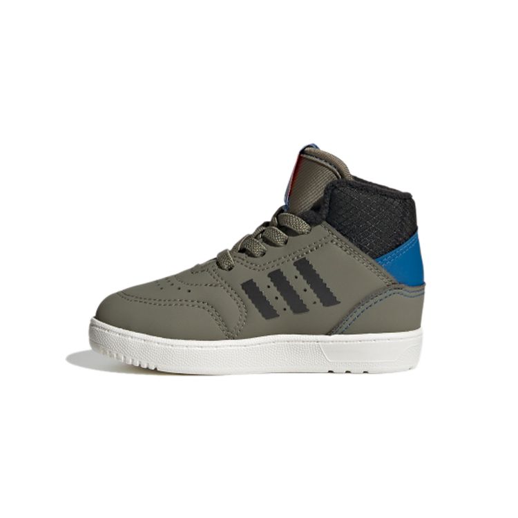 Adidas Originals Drop Step Удобные Повседневные Высокие Ходячие Ботинки Детская Обувь Зеленый FW1761 26 gray