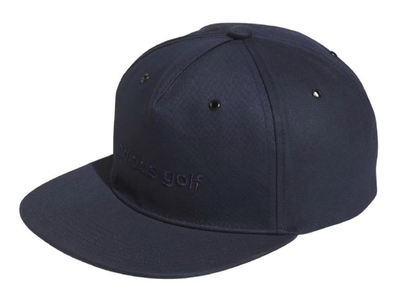 Кепка для гольфа Adidas Golf из вощеного холста с плоским козырьком цвета College Navy black Sliema Japan Products