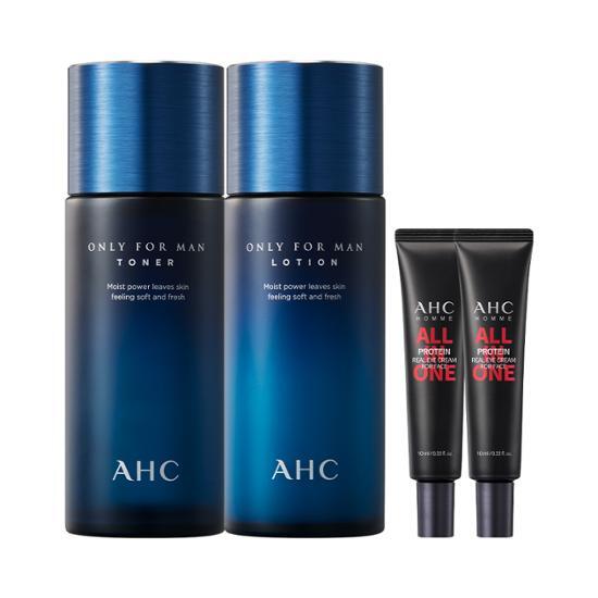 Подарочный набор из 2 предметов для ухода за кожей AHC Only for Men black