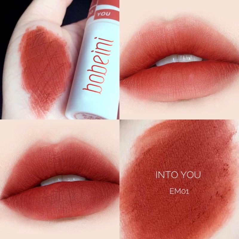 Light Air Lip Glaze Velvet Matte Mist Lip Mud Водостойкая помада Увлажняющий и увлажняющий бальзам для губ Натуральное отбеливание Стойкий женский макияж white ART BINJIE