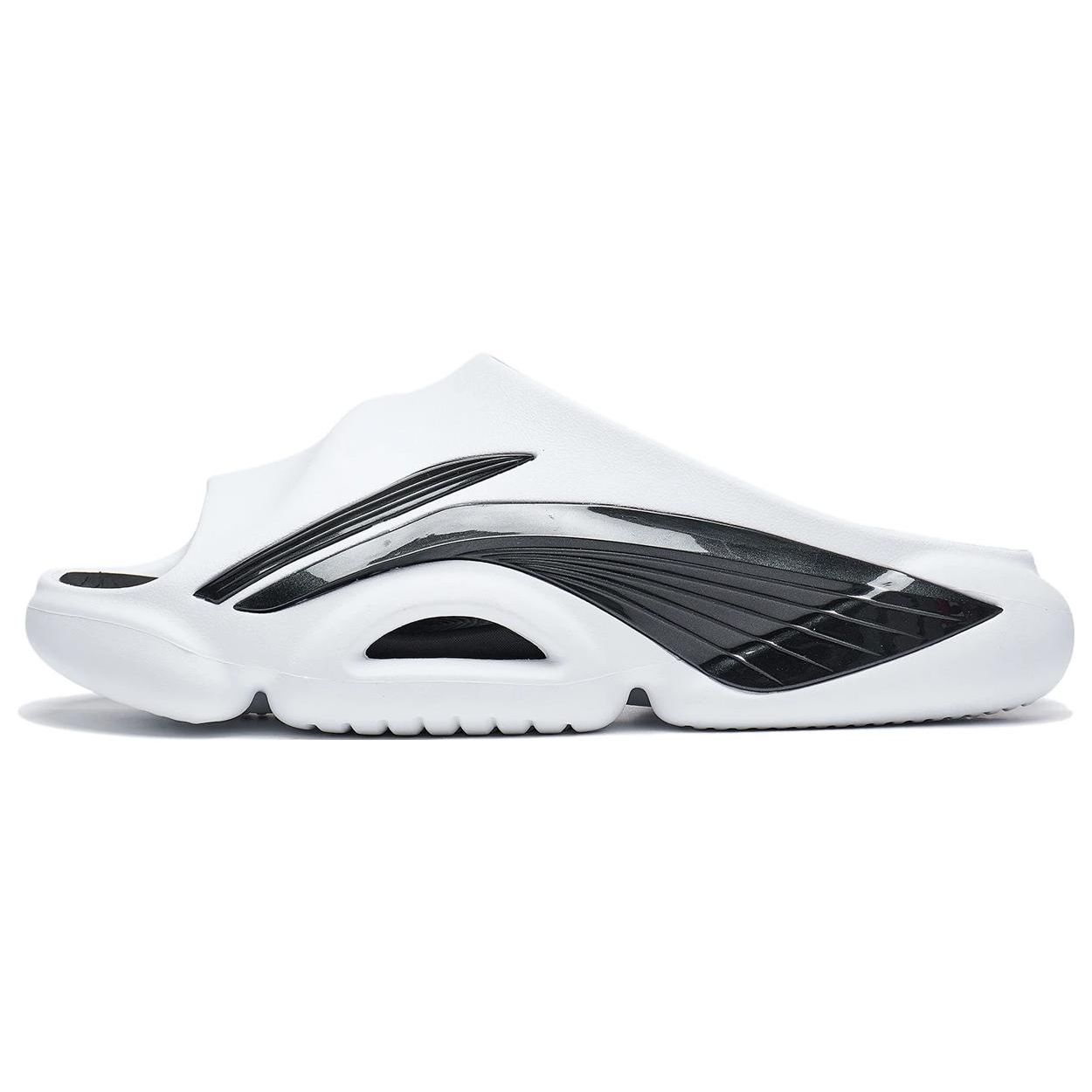 Тапочки Li Ning Badfive Slide EVA мужские белые черные ABTT003-1 41 black Li-Ning