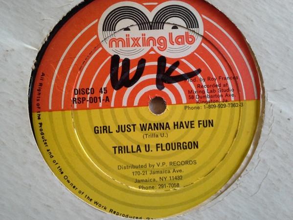 12inch Record THRILLER U, FLOURGON - Girl Just Wanna Have Fun RSP001 Mixing Lab 1989 Jamaica Reggae, Ska & Dub Used RecordCityJP