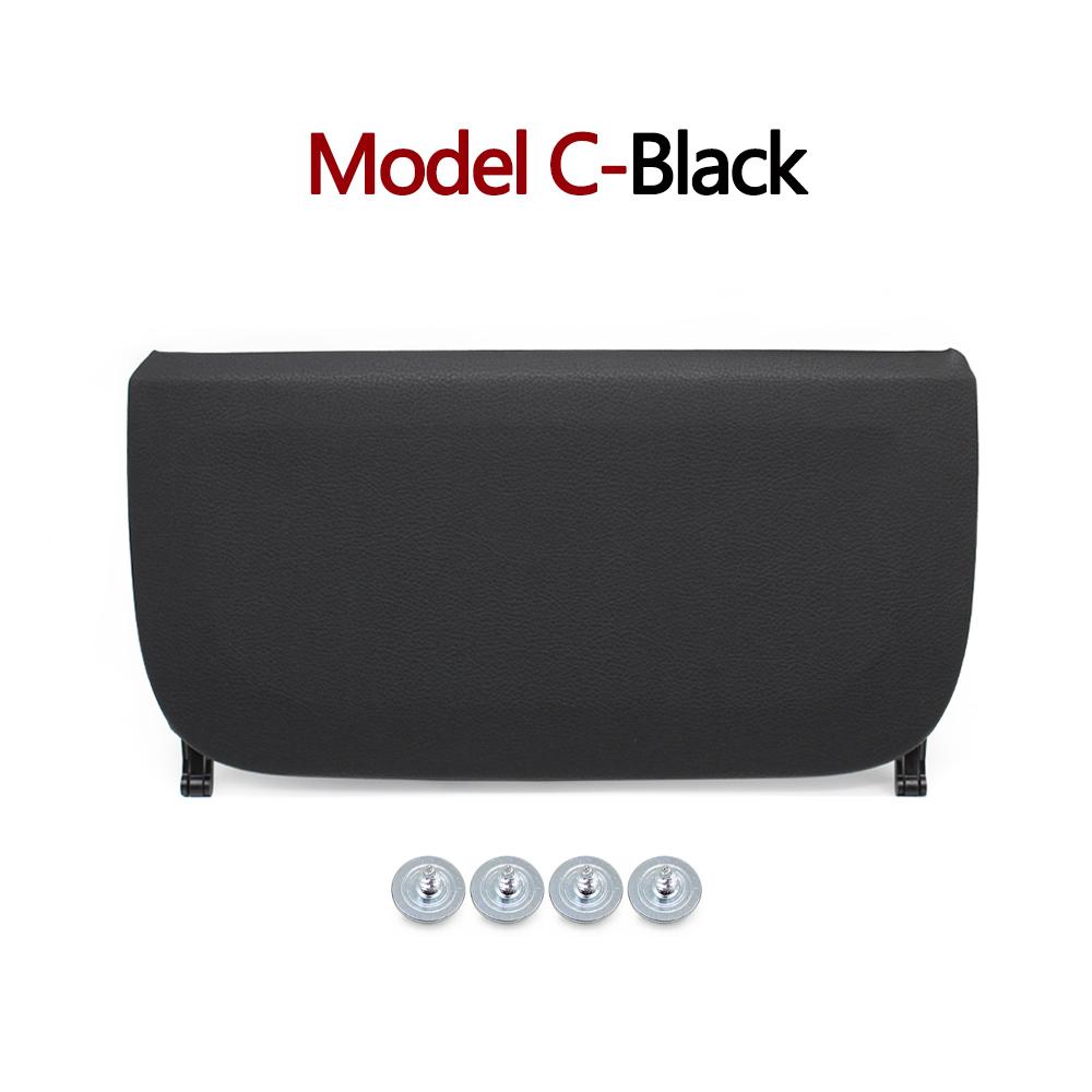 Car Seat Leather Backrest Storage Pocket Cover For BMW 5 5GT X5 X6 7 Series F10 F11 F07 F01 F02 F15 F16 2013-2018 Model C-Black gray yhfgaljg