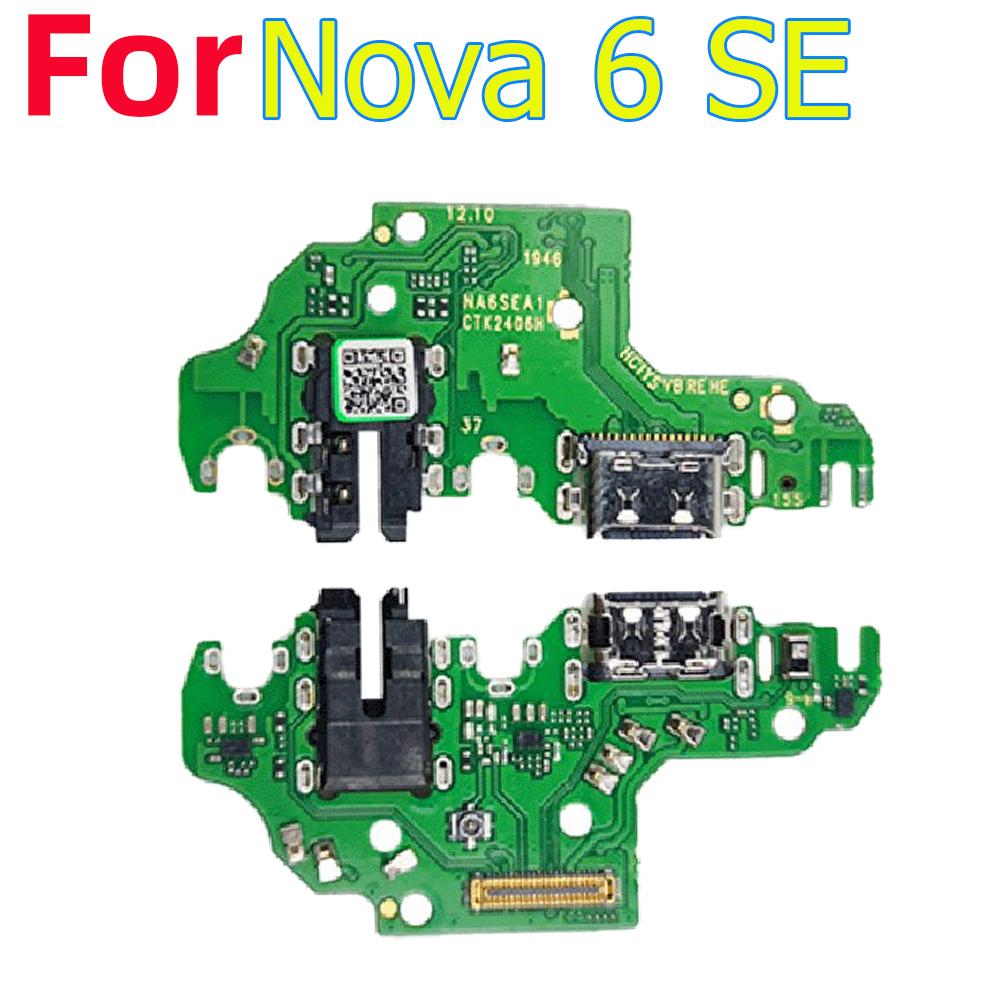 Charging Port Board Flex Cable for Huawei Nova 6 SE / Nova 7i / P40 Lite green Fep 3C