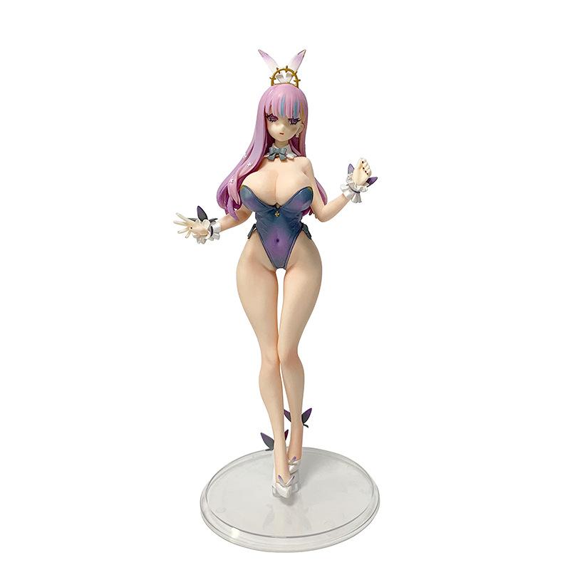 Azur Lane Swimming Anime Bunny Girl ПВХ аниме фигурка игрушка коллекционная модель кукла beige XIAFUFACAI